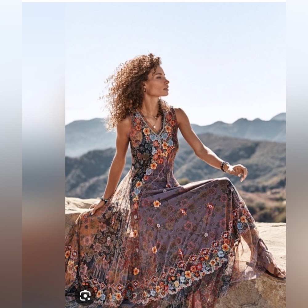 Johnny Was Biya Merkava Maxi Dress - Picture 3 of 16